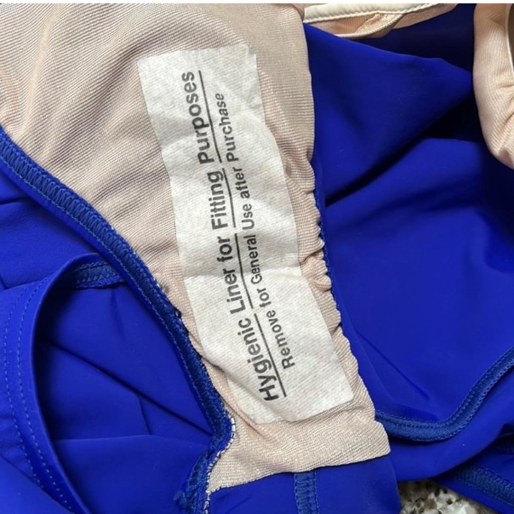 Speedo One Piece Bathing Suit Size 6 Blue NWT-New with Tags - Picture 5 of 5